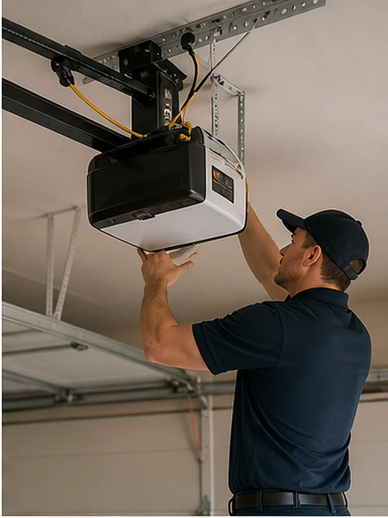 Garage door photo-eye safety sensor inspection